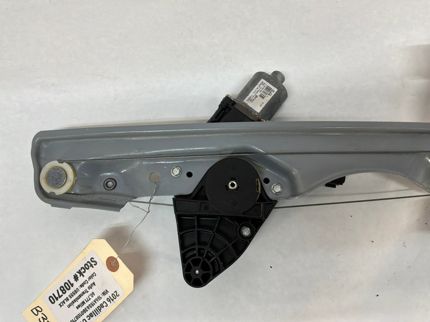 2016 Cadillac CTS-V LH Driver Rear Window Regulator w/ Motor OEM