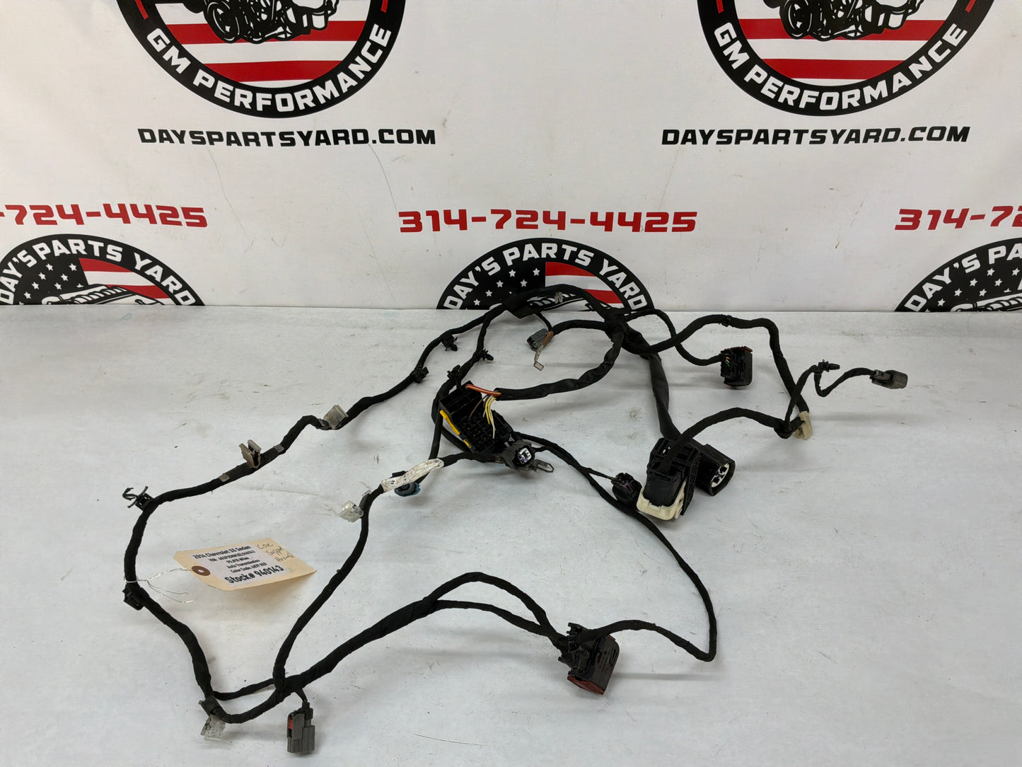 2014 Chevy SS Sedan Radiator Core Support Head Light Lamp Wiring Wire Harness OEM
