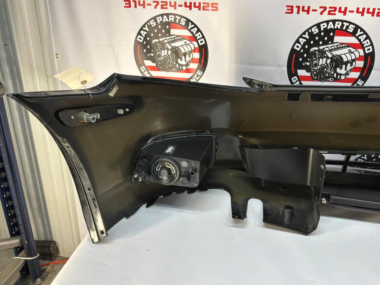 2007 Chevy C6 Corvette Convertible Complete Front Bumper Cover Panel Black OEM