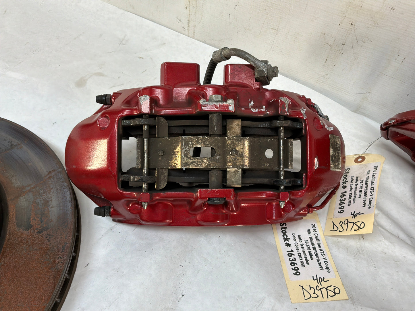 Front calipers w rotors - Day's Parts Yard
