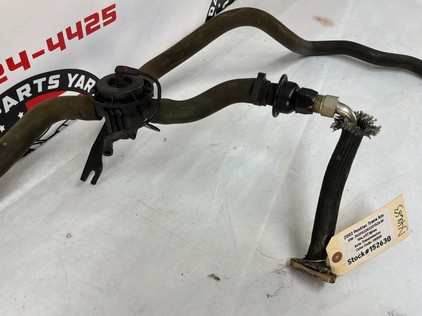 2002 Pontiac Firebird Trans Am WS6 Air Pump Lines Hoses Tubes Assembly OEM