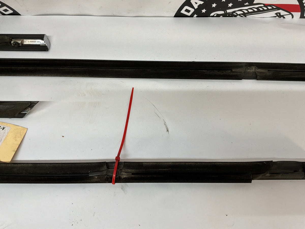 2009 Cadillac CTS-V Front & Rear Door Window Belt Molding Trim OEM