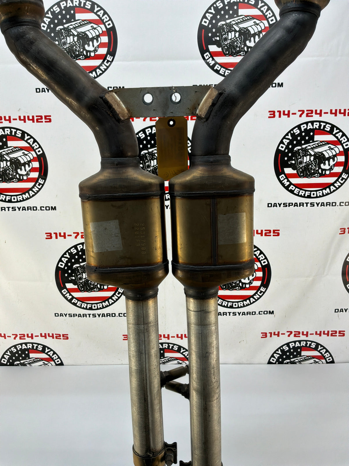 2002 Chevy C5 Corvette Factory OEM Exhaust Mid H Pipe w/ Catalytic Converters