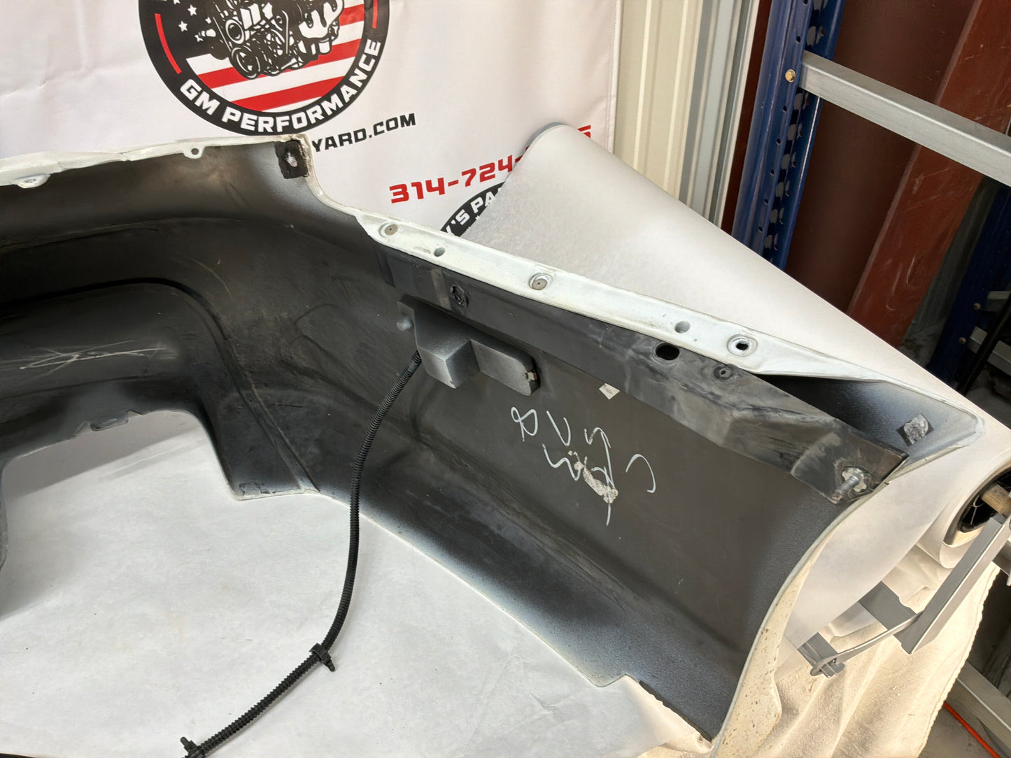 1999 Pontiac Trans Am WS6 Front Bumper White OEM
