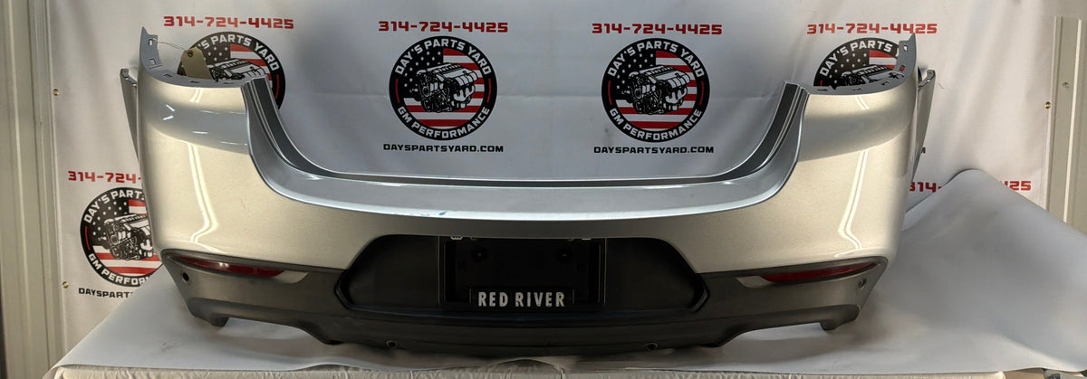 2014 Chevy SS Sedan Rear Bumper Cover Silver OEM