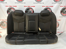 2017 Chevy SS Sedan Rear Seats Black Leather Alcantara Suede OEM