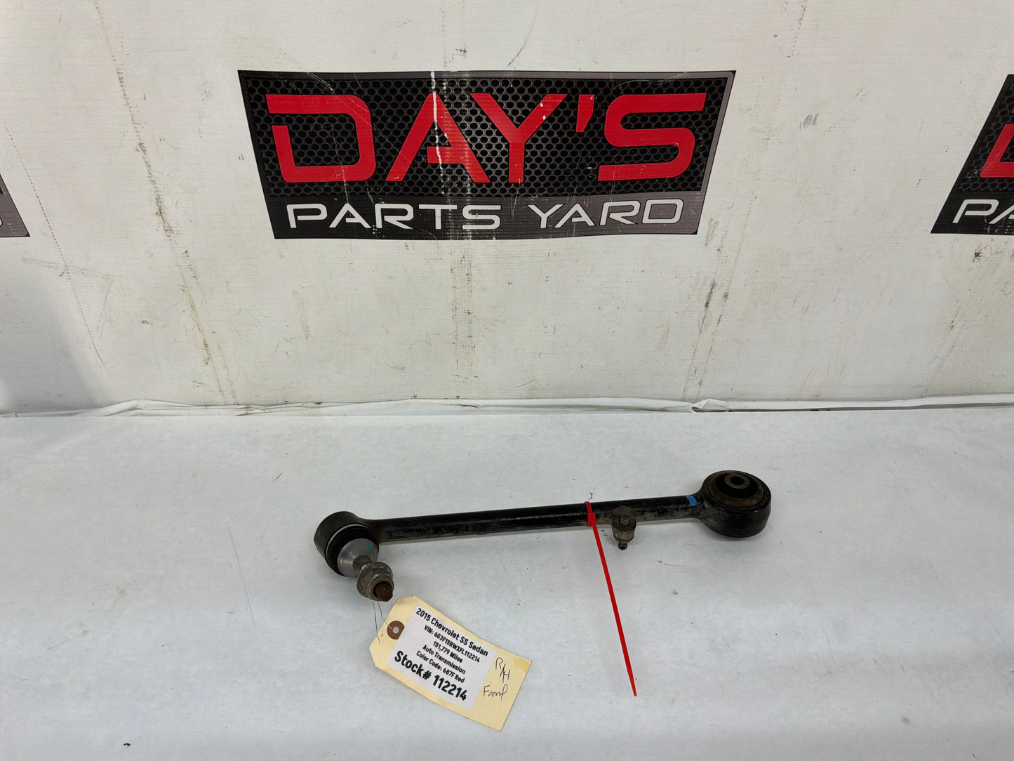 2015 Chevy SS Sedan RH Passenger Front Suspension Lower Rearward Control Arm Link OEM