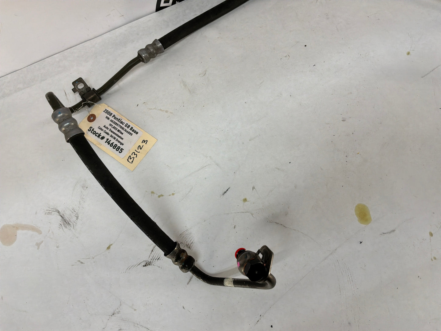 2008 Pontiac G8 Base Power Steering Lines Hoses Tubes OEM