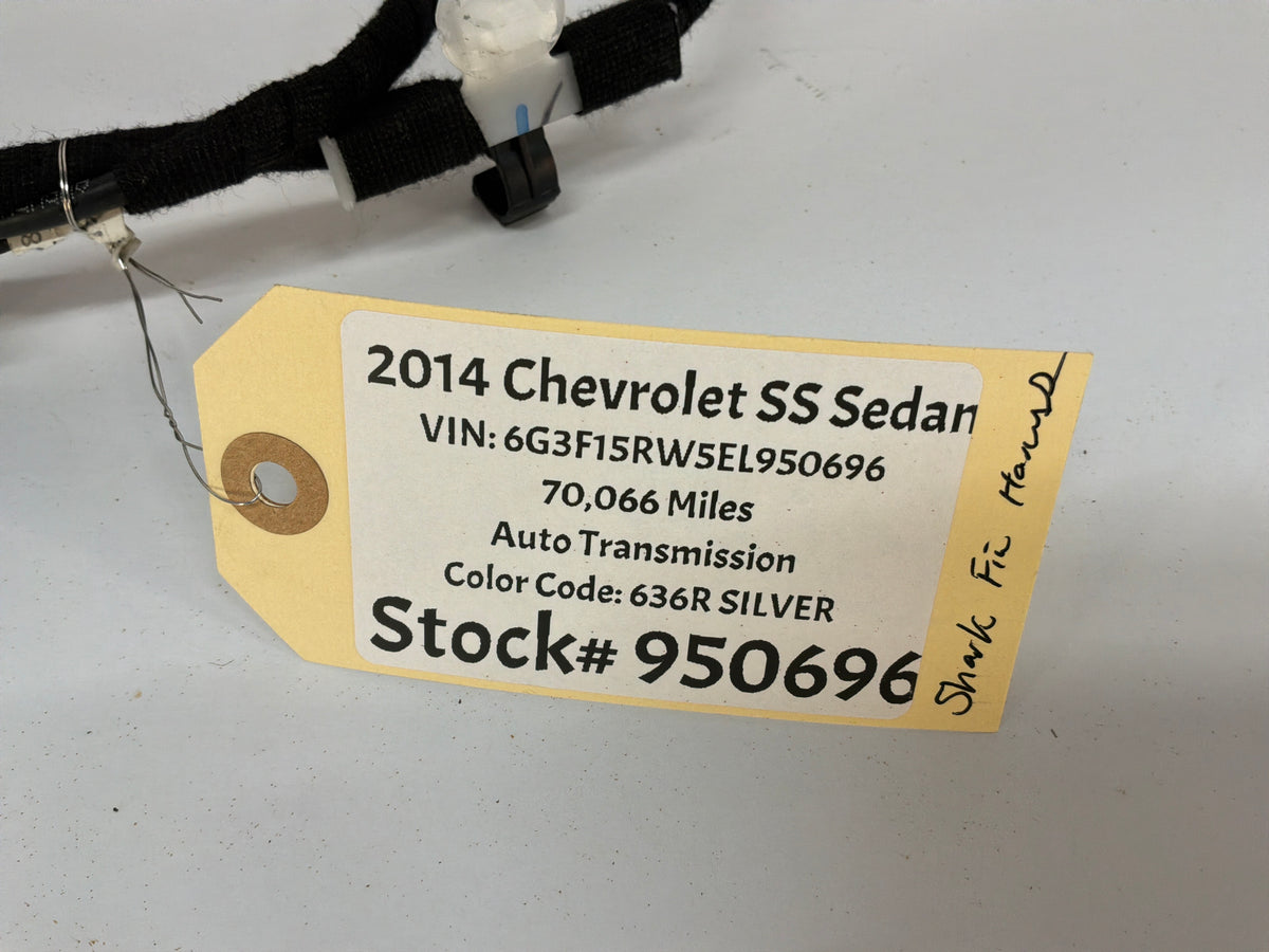 2014 Chevy SS Sedan Shark Fin Roof Antenna Wire Wiring Harness OEM