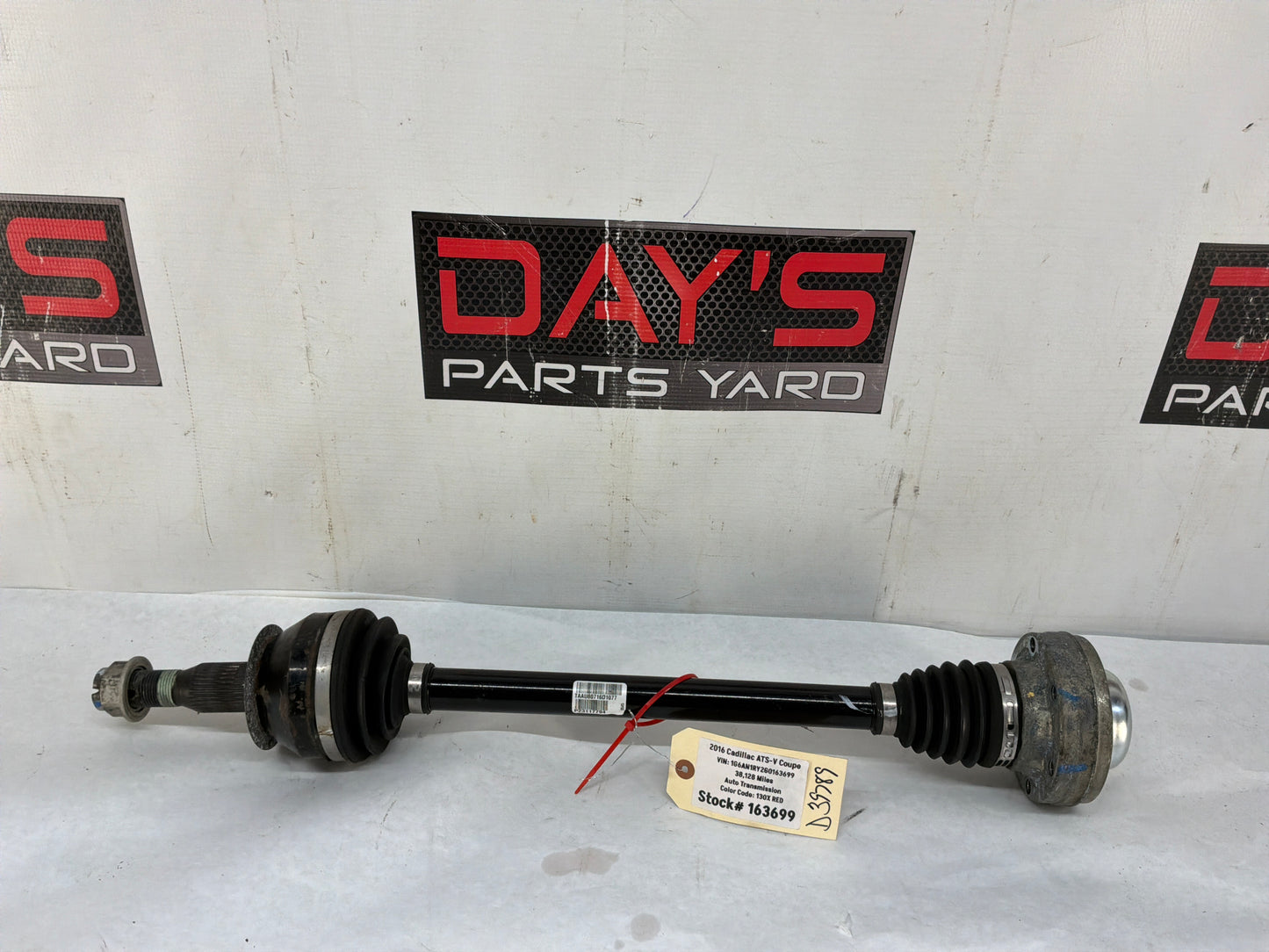 2016 Cadillac ATS-V Coupe RH Passenger Rear CV Axle Shaft OEM