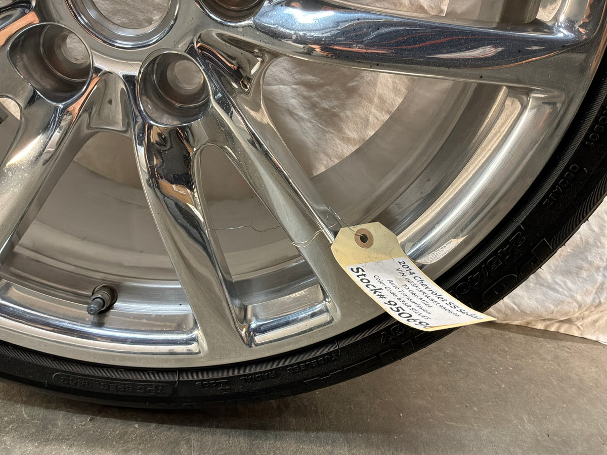 2014 Chevy SS Sedan Factory OEM Spare Wheel Rim and Tire 19X8.5 OEM