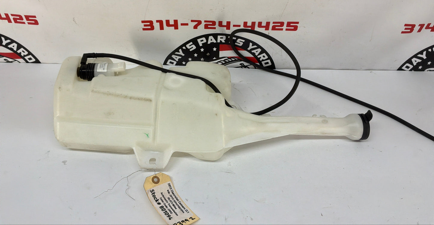 2013 Chevy Camaro ZL1 Windshield Washer Fluid Bottle Tank Reservoir OEM