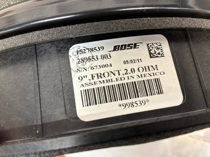 2011 Cadillac CTS-V Coupe RH & LH Door Bose Radio Speakers OEM