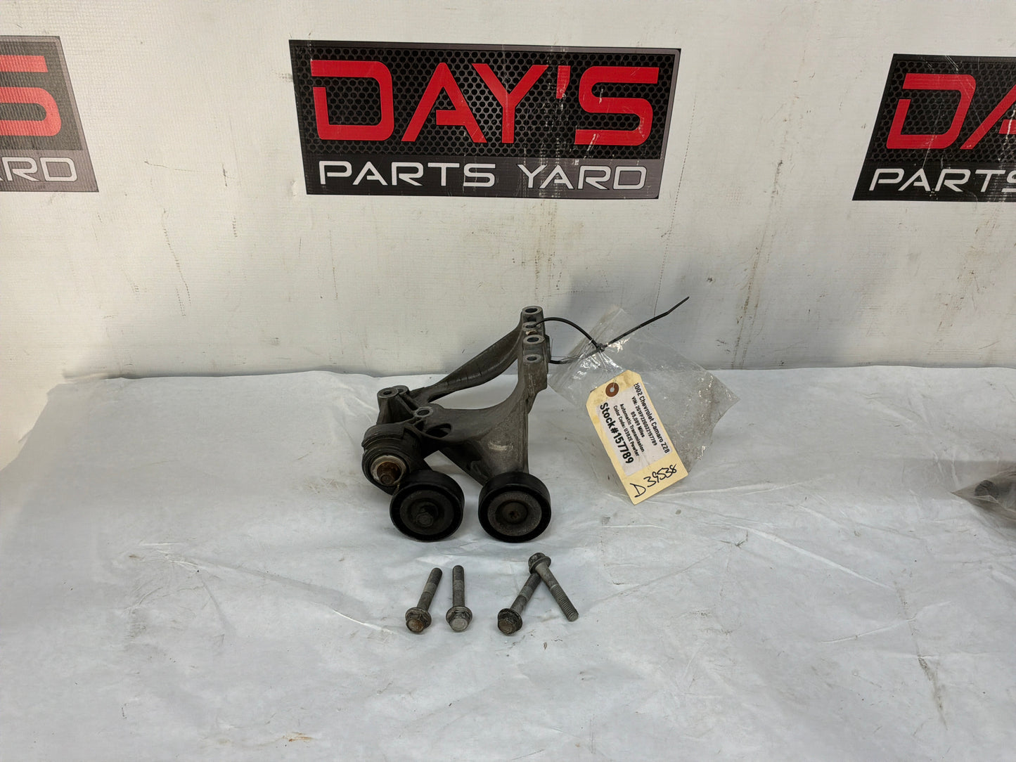 2002 Chevy Camaro Z28 AC Compressor Bracket w/ Hardware OEM - Day's Parts Yard
