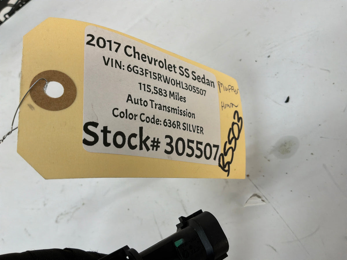 2017 Chevy SS Sedan Active Muffler Exhaust Flow Wiring Harness OEM