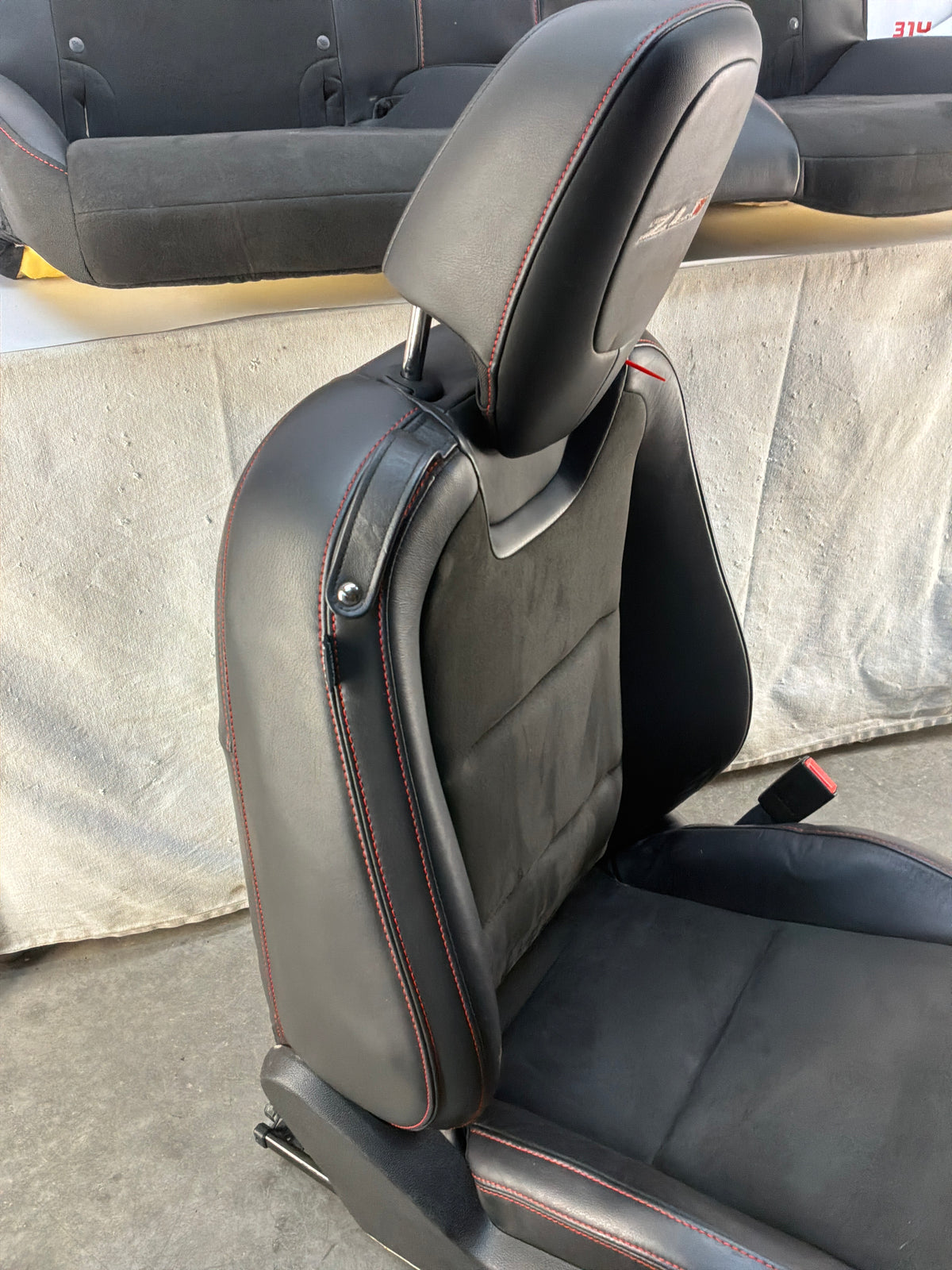 2013 Chevy Camaro ZL1 Seats Fronts & Rears Recaro Leather and Suede OEM