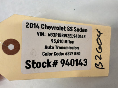 2014 Chevy Sedan SS Positive Battery Jump Start Positive Post Terminal Fuse Cover OEM