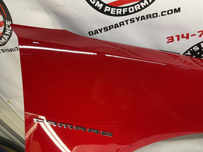 2013 Chevy Camaro 1LE RH Passenger Front Fender Red OEM