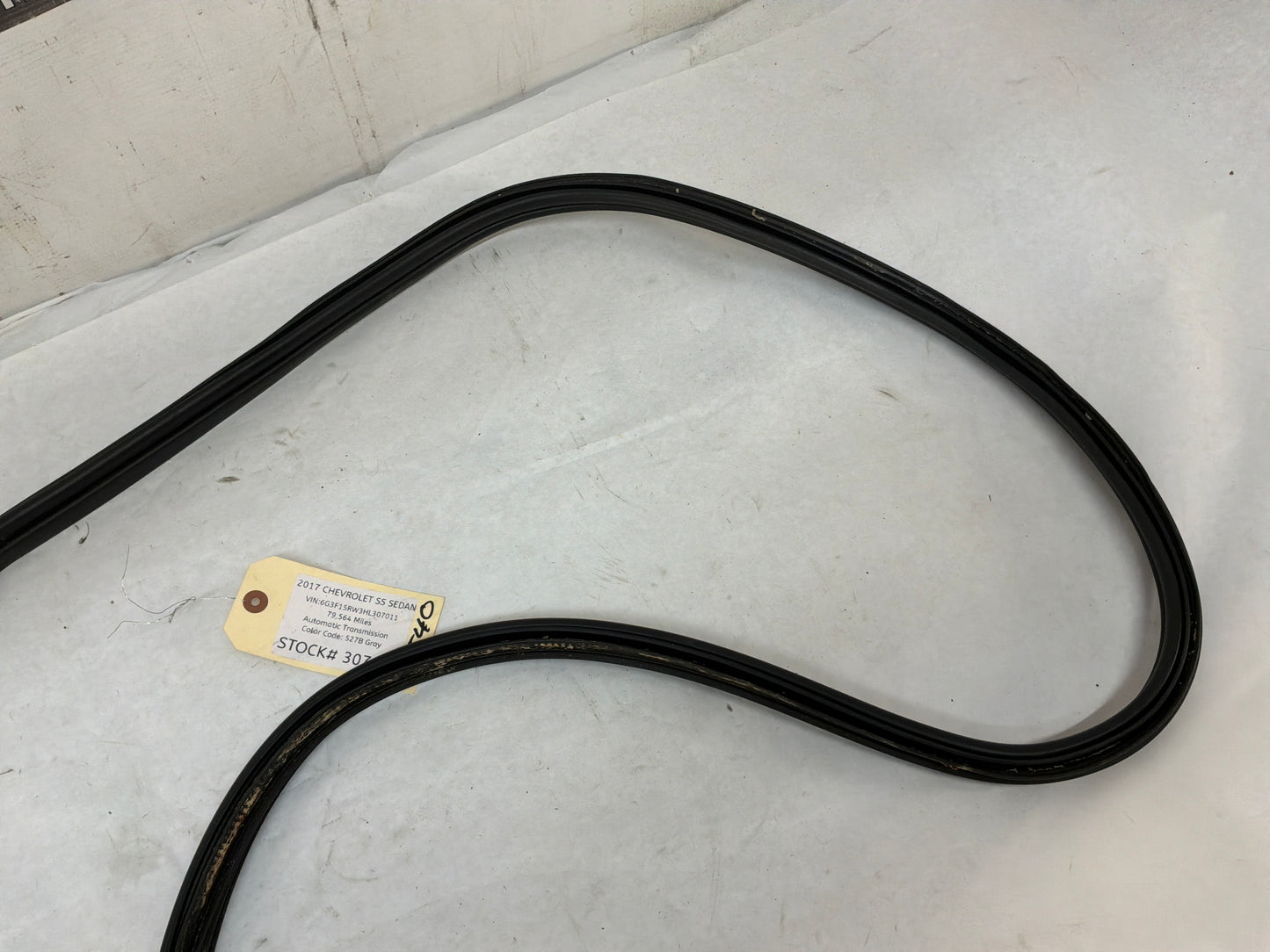 2017 Chevrolet SS Sedan Trunk Weather Strip Seal OEM