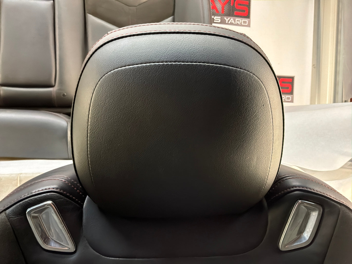 2015 Chevrolet SS Sedan Front and Rear Black Leather Seats OEM