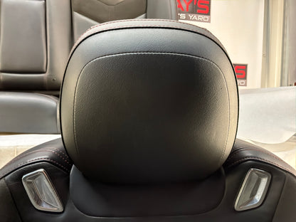 2015 Chevrolet SS Sedan Front and Rear Black Leather Seats OEM