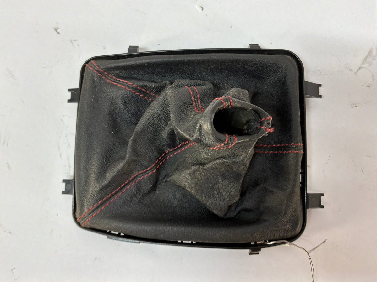 2006 Pontiac GTO Black Leather Shifter Boot Red OEM