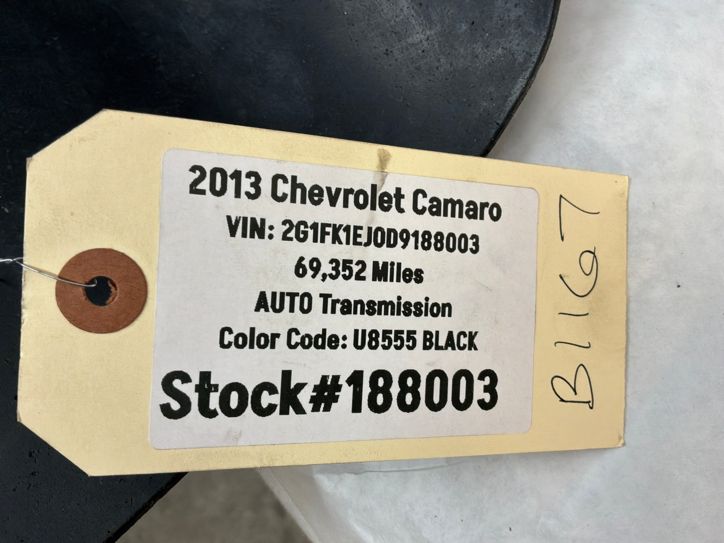 2013 Chevy Camaro SS RH Passenger Rear Fender Wheel Well House Liner OEM
