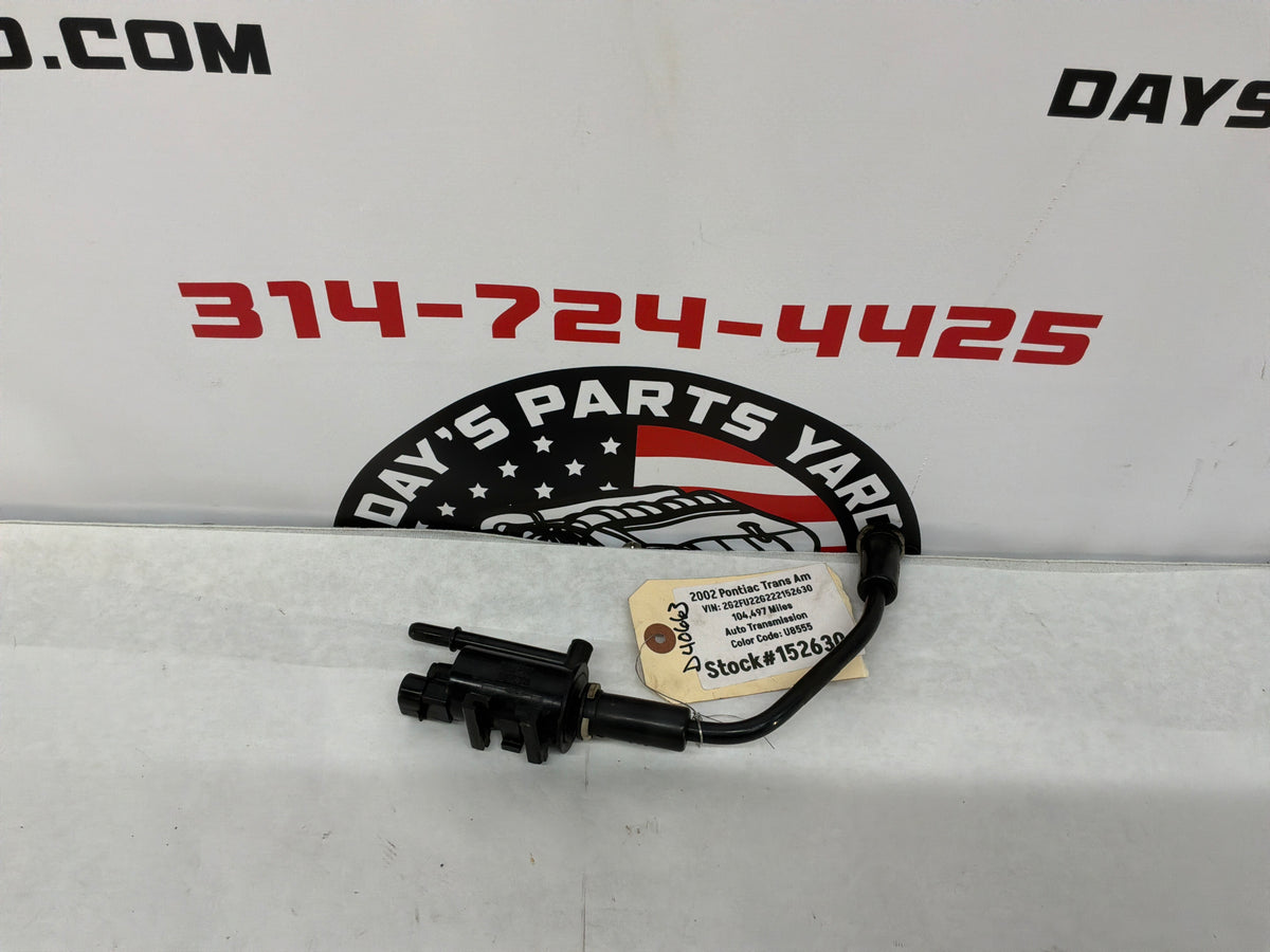 2002 Pontiac Firebird Trans Am WS6 Evap Purge Solenoid Valve Hose Tube  OEM