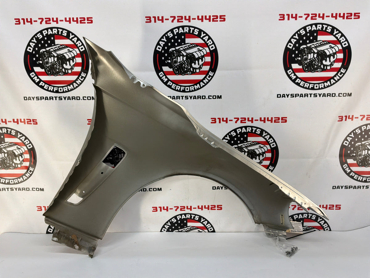 2014 Chevy SS Sedan LH Driver Front Fender Silver OEM