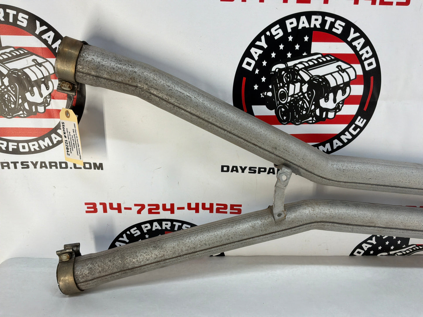 2007 C6 Corvette Convertible Factory OEM Exhaust H Mid Pipe
