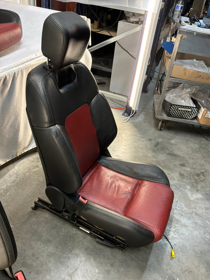 2008 Pontiac G8 GT Seats Fronts and Rear Red and Black Leather OEM