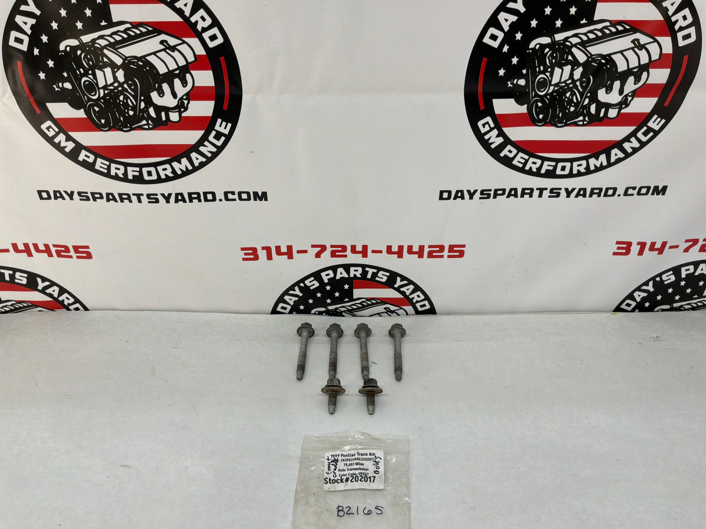 1999 Pontiac Trans Am WS6 Front Suspension Engine Cradle Sub Frame Bolts Hardware Set OEM