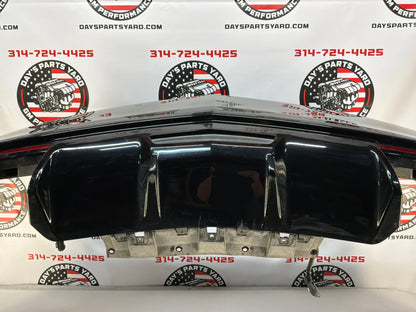 2016 Cadillac CTS-V Complete Rear Bumper Black OEM