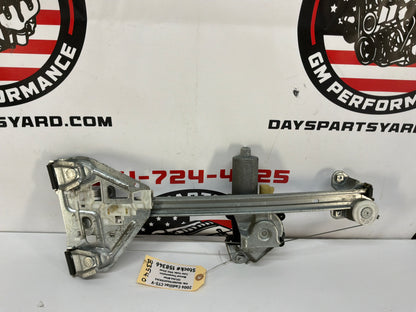 2006 Cadillac CTS-V LH Driver Rear Window Reg w/ Motor OEM