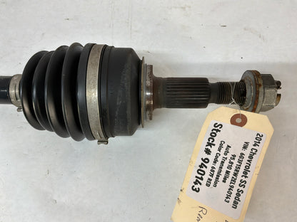 2014 Chevy SS Sedan LH Driver Rear CV Axle Half Shaft OEM