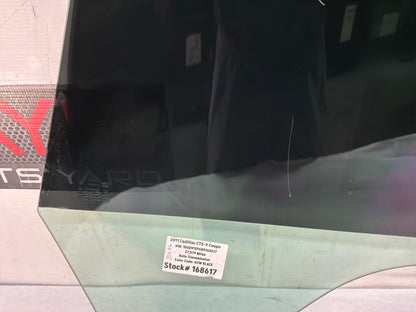 2011 Cadillac CTS-V Coupe LH Driver Door Window Glass OEM