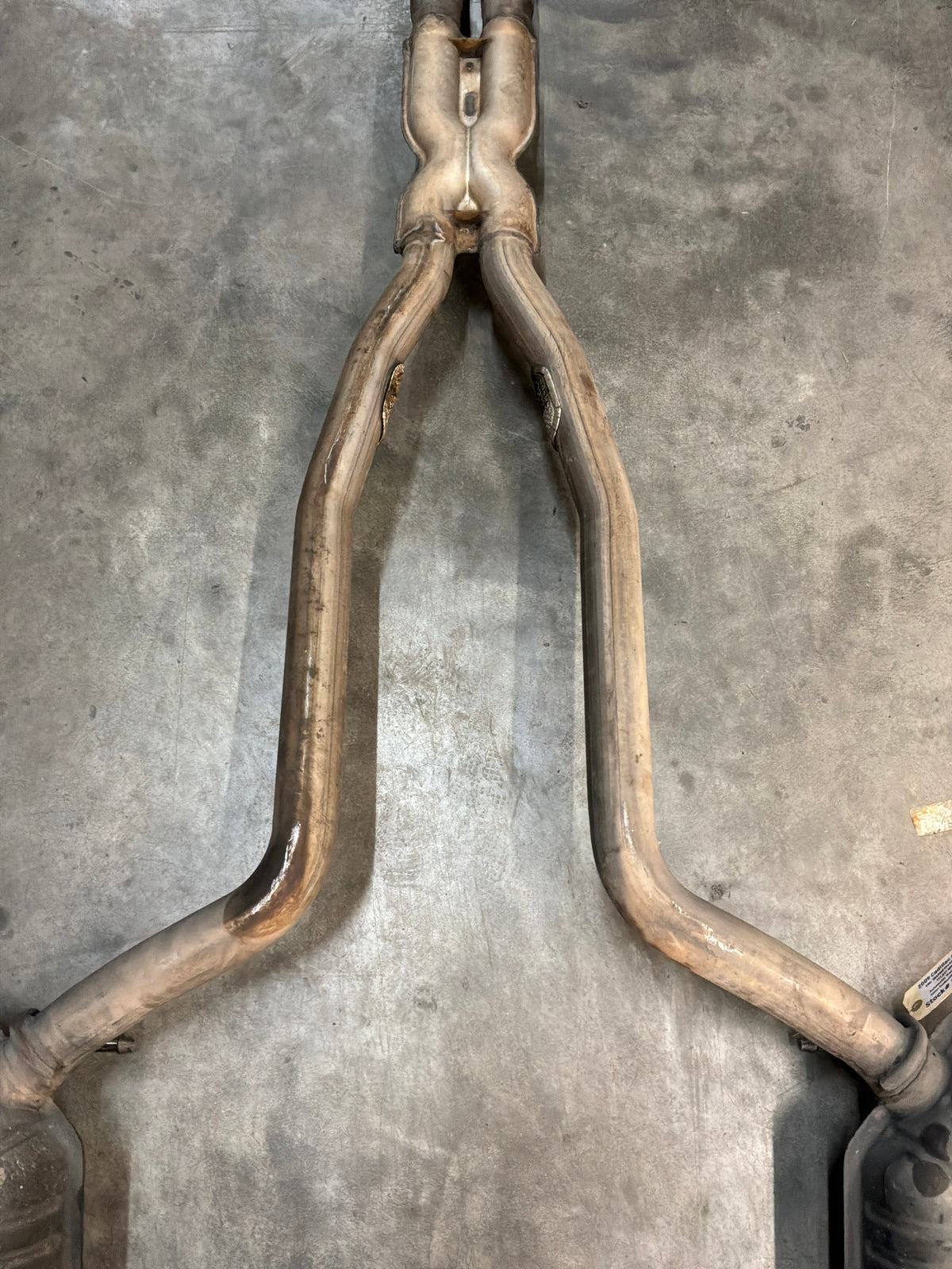 2009 Cadillac CTS-V Factory OEM Cat Back Exhaust Mufflers