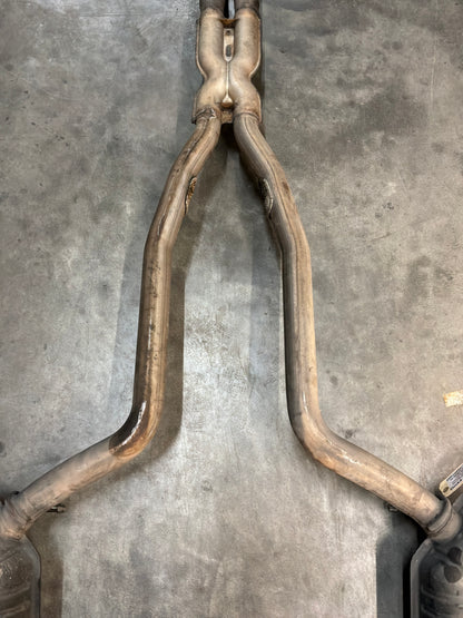 2009 Cadillac CTS-V Factory OEM Cat Back Exhaust Mufflers