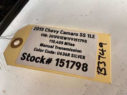 2015 Chevy Camaro SS 1LE RH Passenger Interior Door Panel Trim OEM