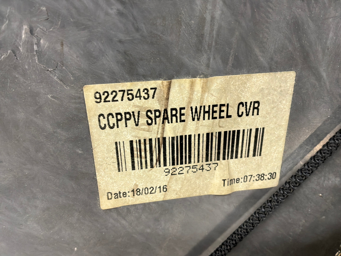 2016 Chevy Caprice PPV Spare Tire Trunk Cargo Compartment Carpet Cover Panel OEM