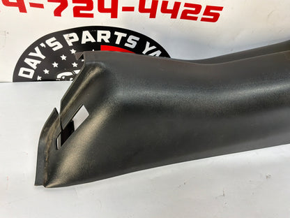 2002 Chevy Corvette Convertible RH & LH Interior Lower B Lock Pillar Trim Molding OEM