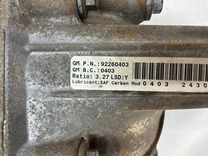 2015 Chevy SS Sedan Rear End Axle Carrier Rearend Diff Differential 3.27 LSD OEM