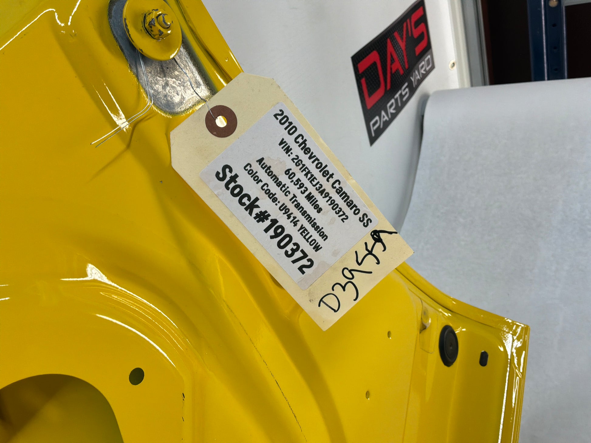Trunk deck lid - Day's Parts Yard