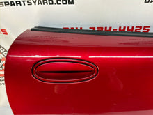 2002 Chevy C5 Corvette RH Passenger Interior Door Panel Red OEM - Day's Parts Yard