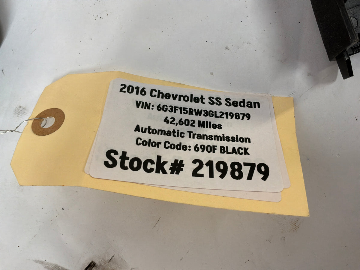 2016 Chevy SS Sedan Rearview Mirror Camera Cover Bezel Trim Molding OEM