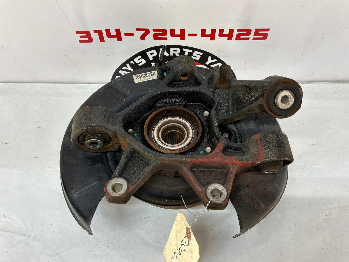 2014 Chevy SS Sedan LH Driver Rear Suspension Spindle Knuckle Hub Assembly OEM