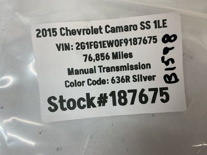 2015 Chevrolet Camaro SS 1LE Rear Back Up Parking Assist Camera OEM