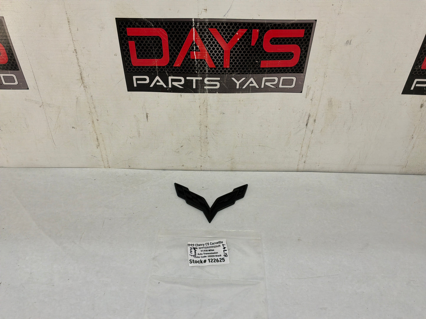 1999 Chevy C5 Corvette Front Bumper Emblem Badge OEM