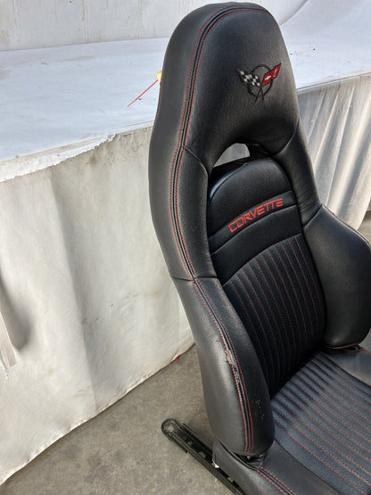 1999 Chevrolet C5 Corvette Seats Black Leather OEM
