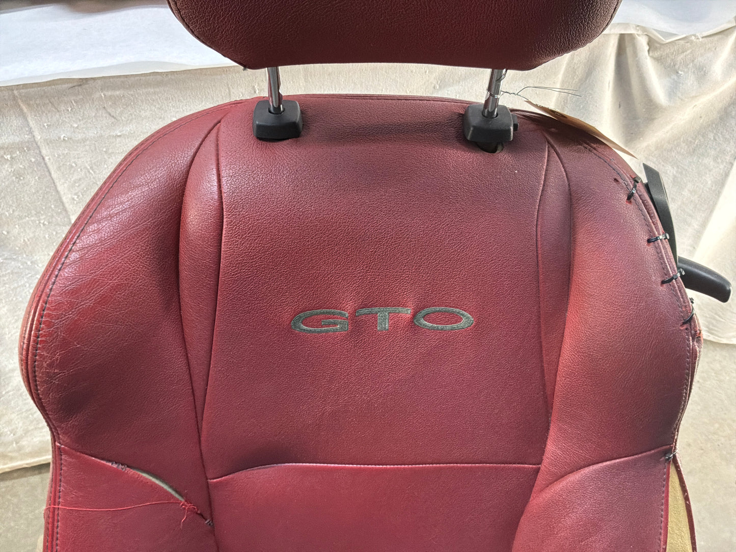 2004 Pontiac GTO Red Leather Seats Fronts and Rears OEM